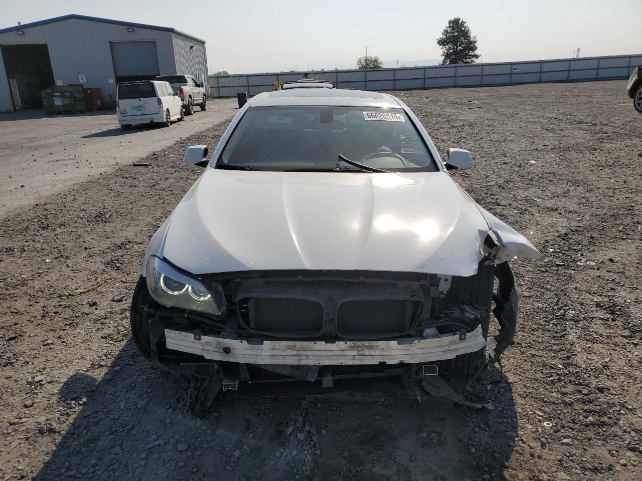 2013 BMW 5er VIN WBAXH5C55DD115202 Copart auction photo, front end damage thumbnail 5