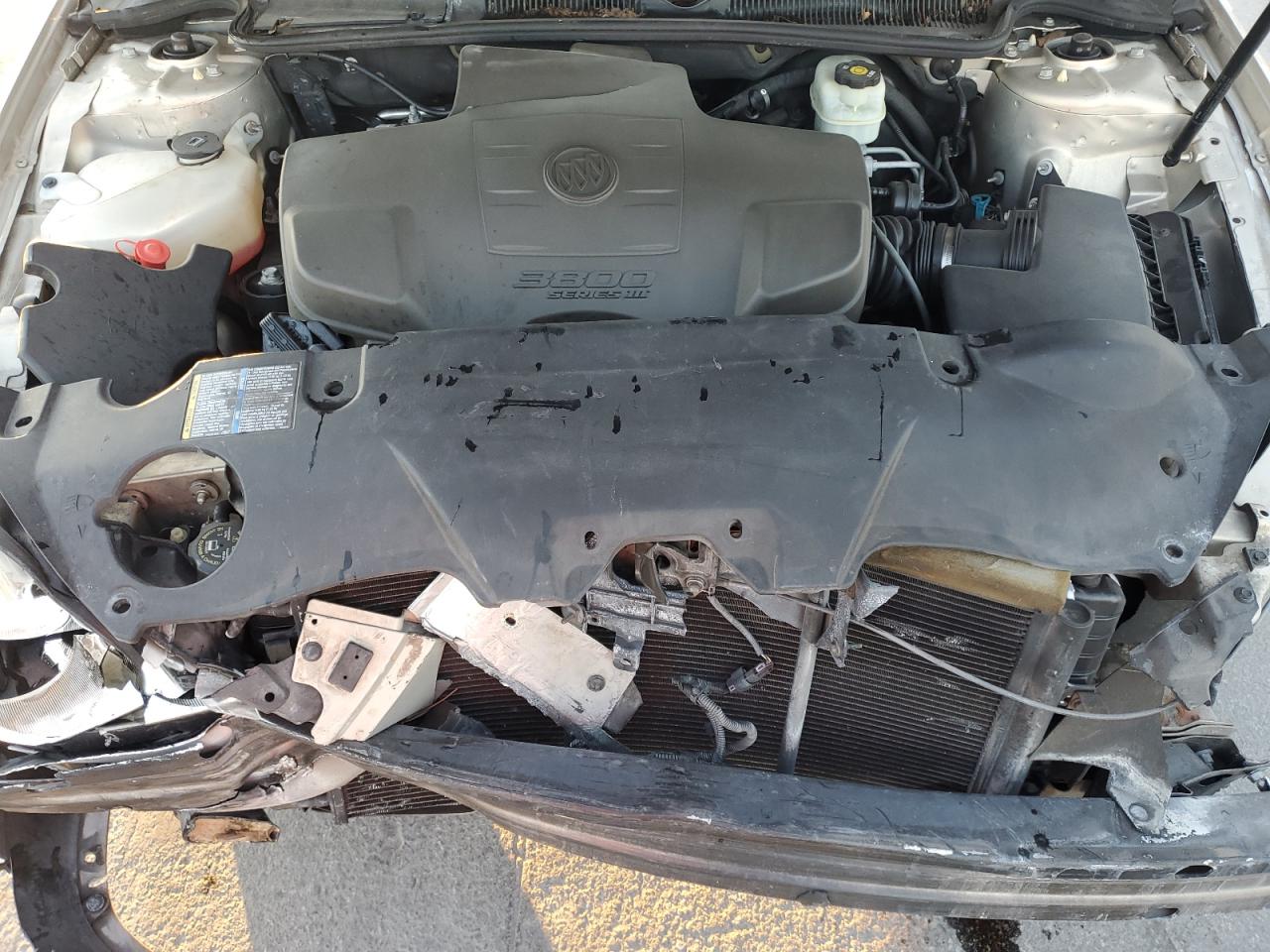 2008 Buick Lucerne VIN 1G4HP572X8U102375 Copart auction photo, front end / side damage thumbnail 11