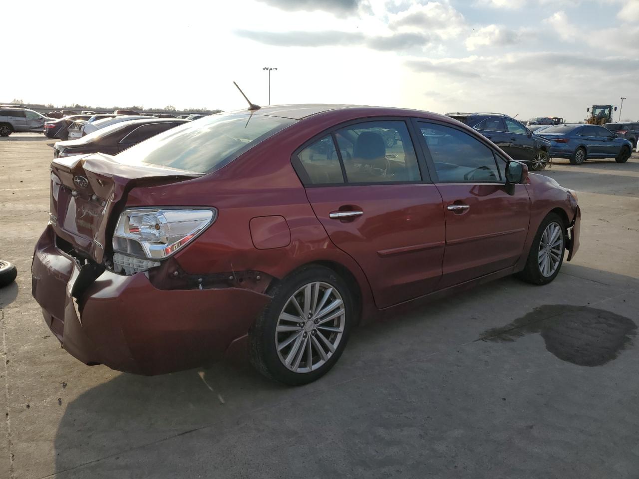 2012 Subaru Impreza VIN JF1GJAH62CH028565 Copart auction photo, rear end damage thumbnail 3