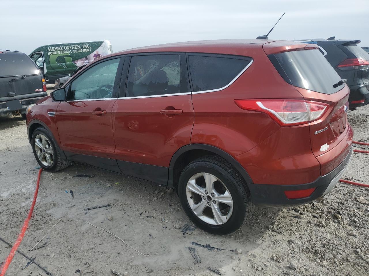 2014 Ford Escape VIN 1FMCU0GX2EUE36767 Copart auction photo, front end damage thumbnail 2