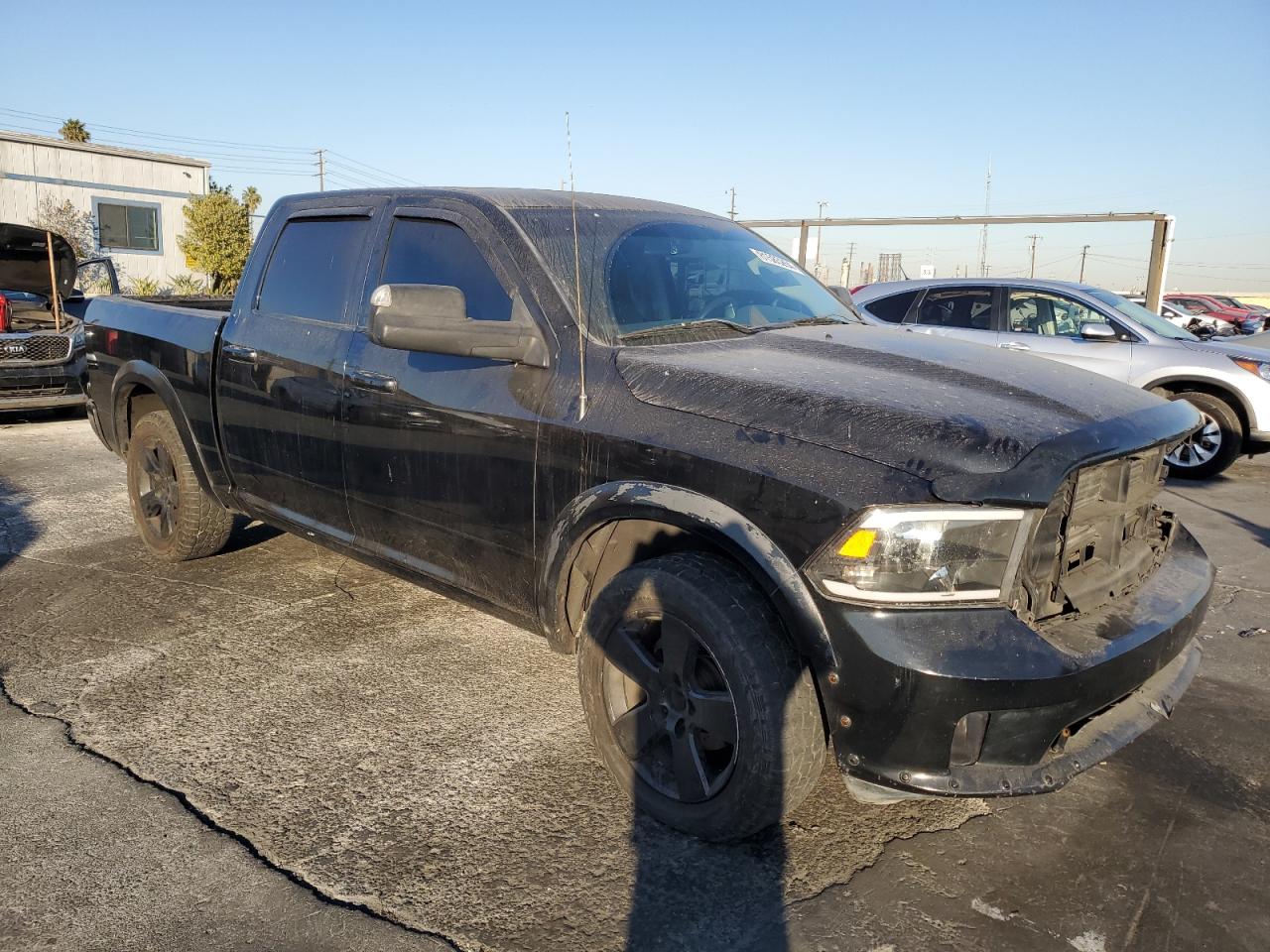 2014 RAM 1500 VIN 1C6RR6KT8ES363317 Copart auction photo, front end / undercarriage damage thumbnail 4