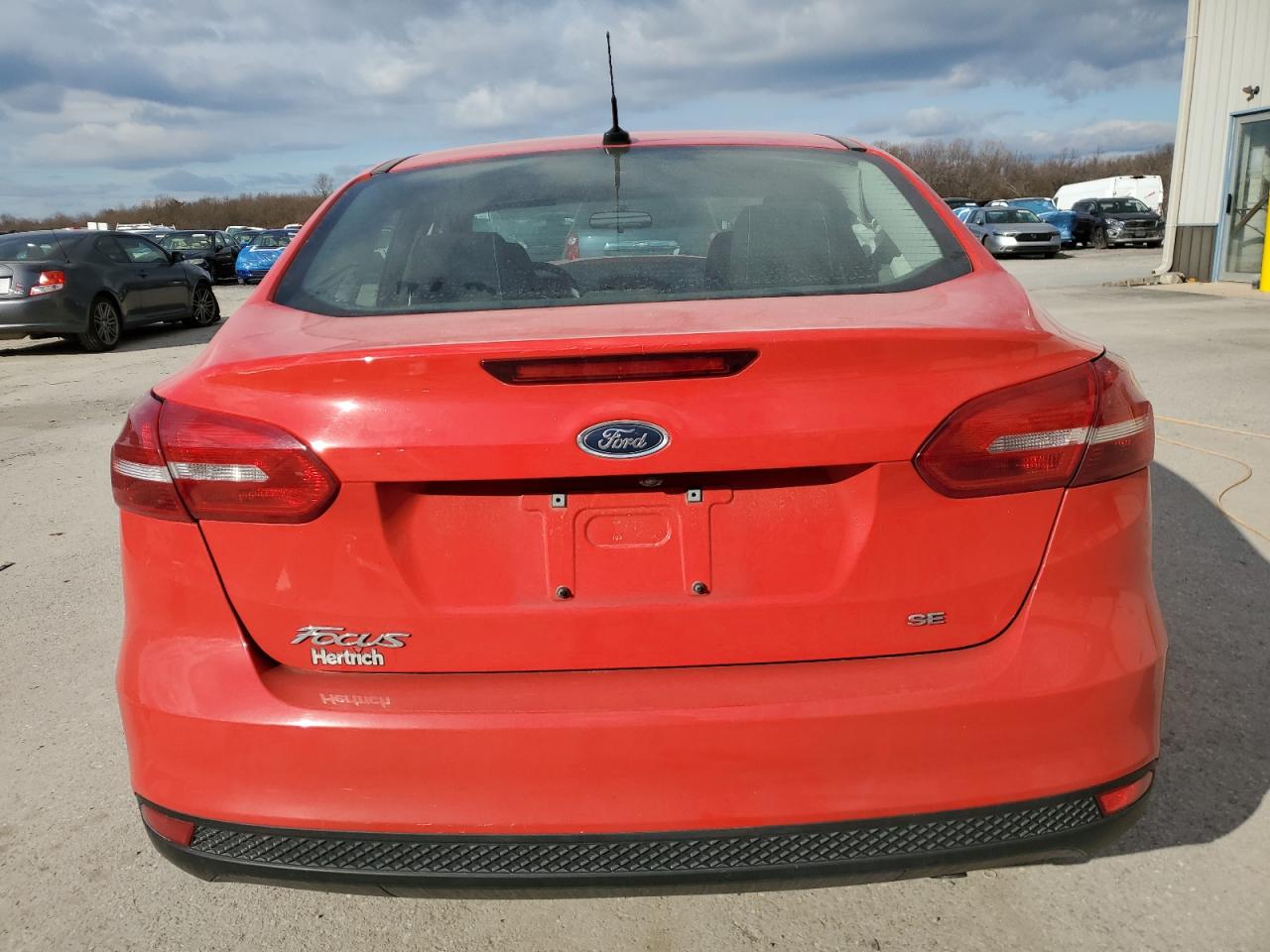 2017 Ford Focus VIN 1FADP3F28HL282704 Copart auction photo, front end / undercarriage damage thumbnail 6