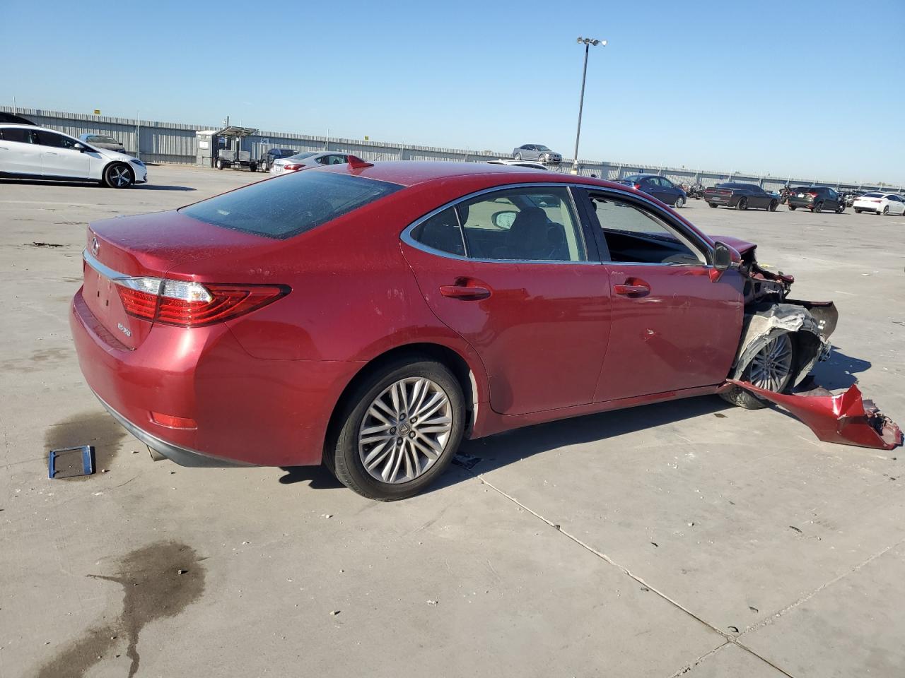 2014 Lexus ES VIN JTHBK1GG8E2137564 Copart auction photo, front end damage thumbnail 3