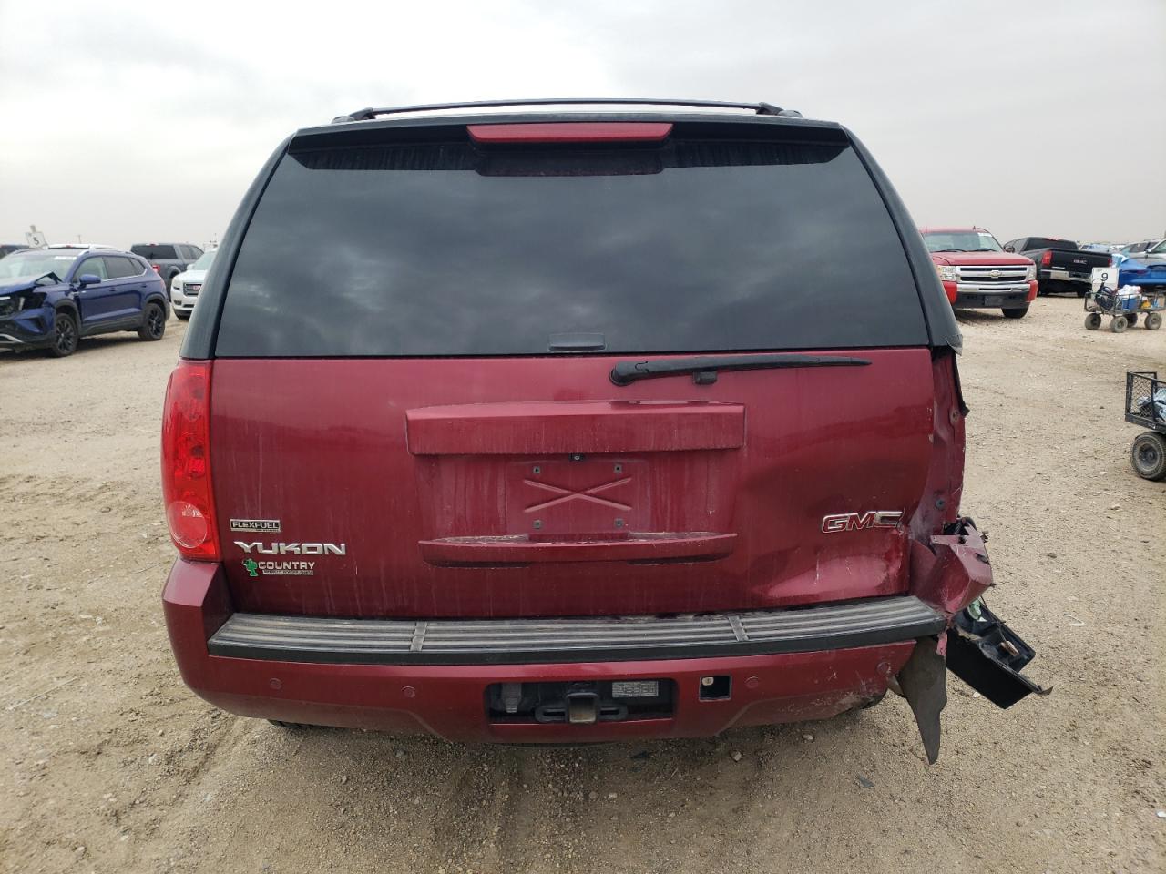 2011 GMC Yukon VIN 1GKS1CE0XBR245150 Copart auction photo, rear end damage thumbnail 6