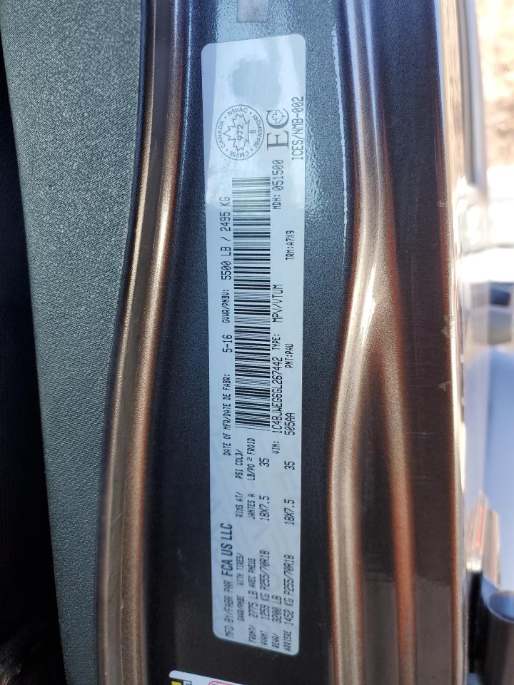 2016 Jeep Wrangler VIN 1C4BJWEG6GL267442 Copart auction photo, front end / minor dent/scratches damage thumbnail 12