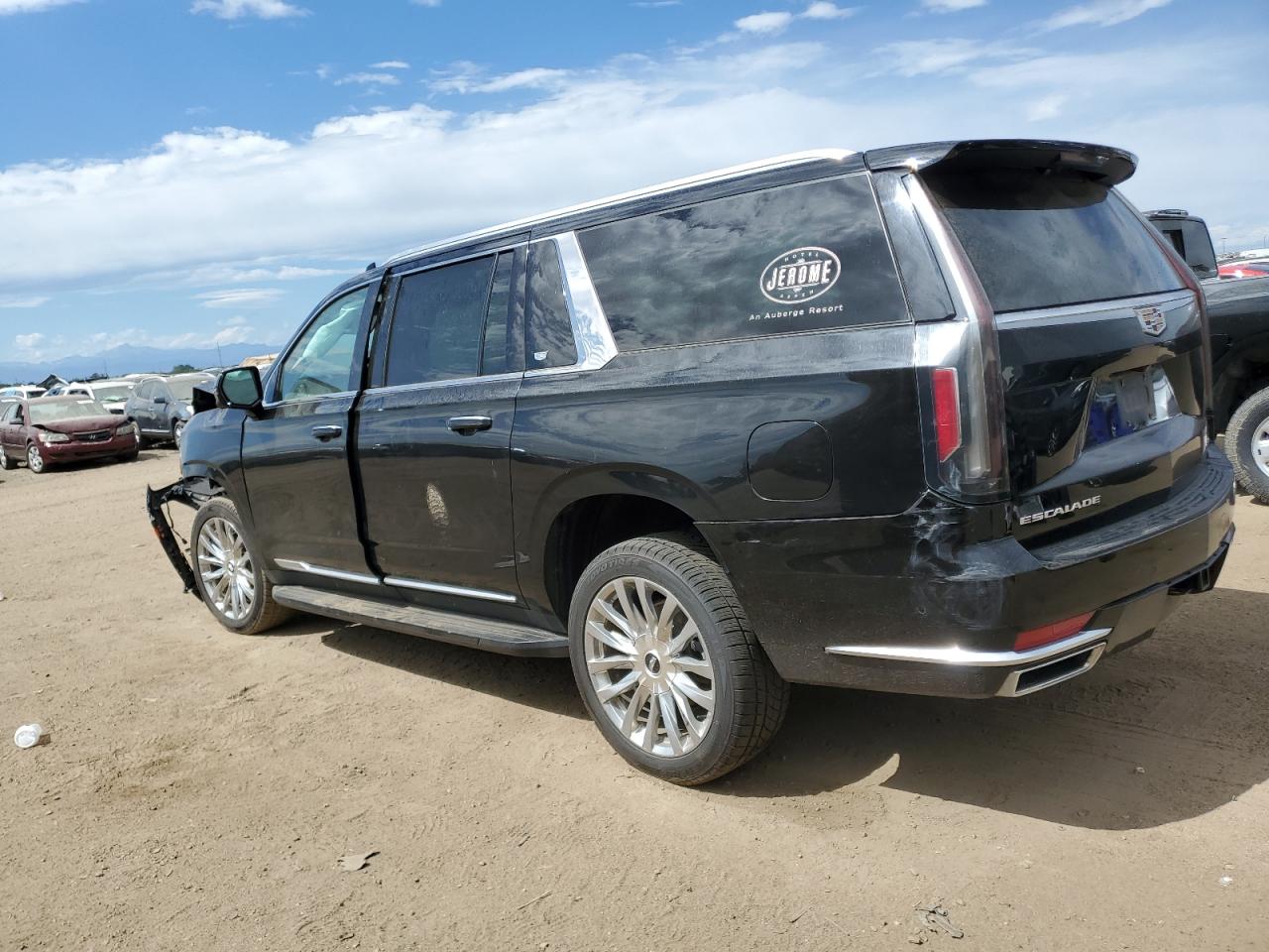 2021 Cadillac Escalade VIN 1GYS4KKL4MR405225 Copart auction photo, front end damage thumbnail 2
