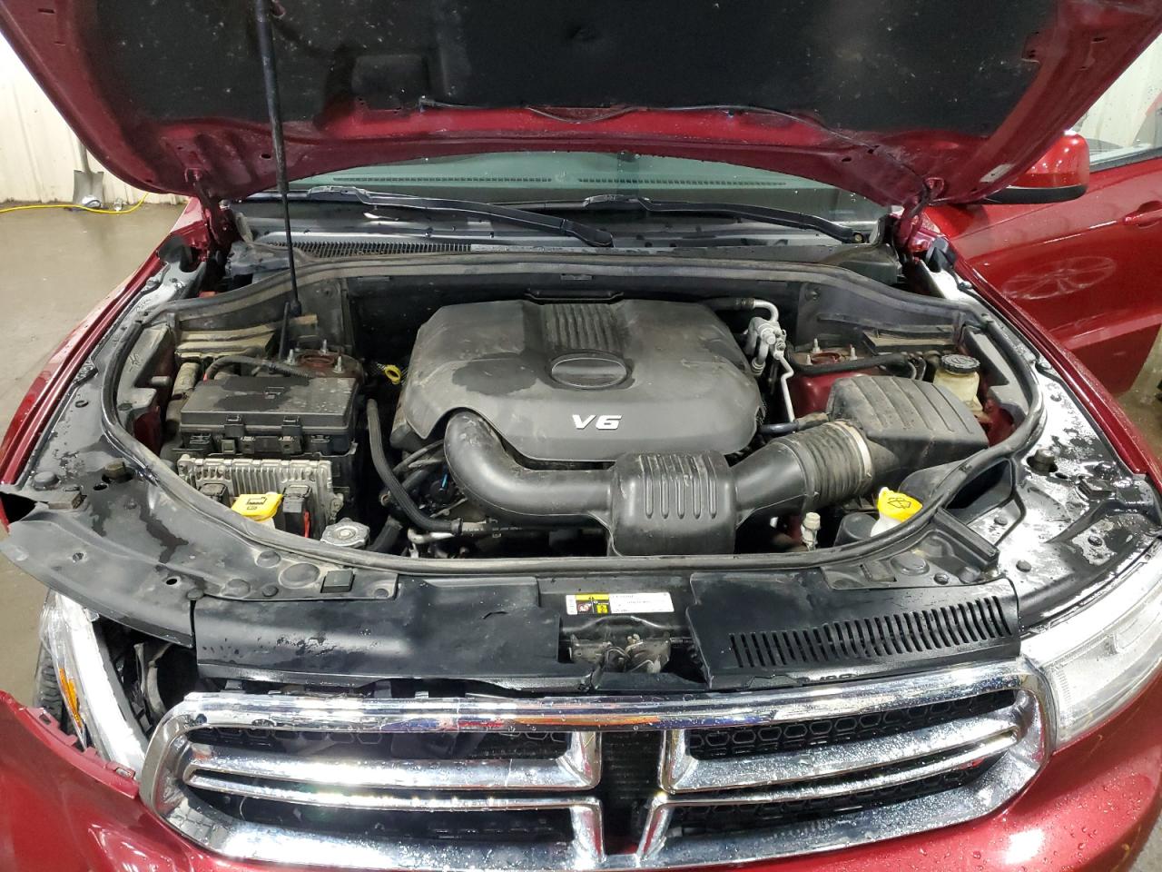 2015 Dodge Durango VIN 1C4RDJAG0FC177460 Copart auction photo, front end damage thumbnail 13