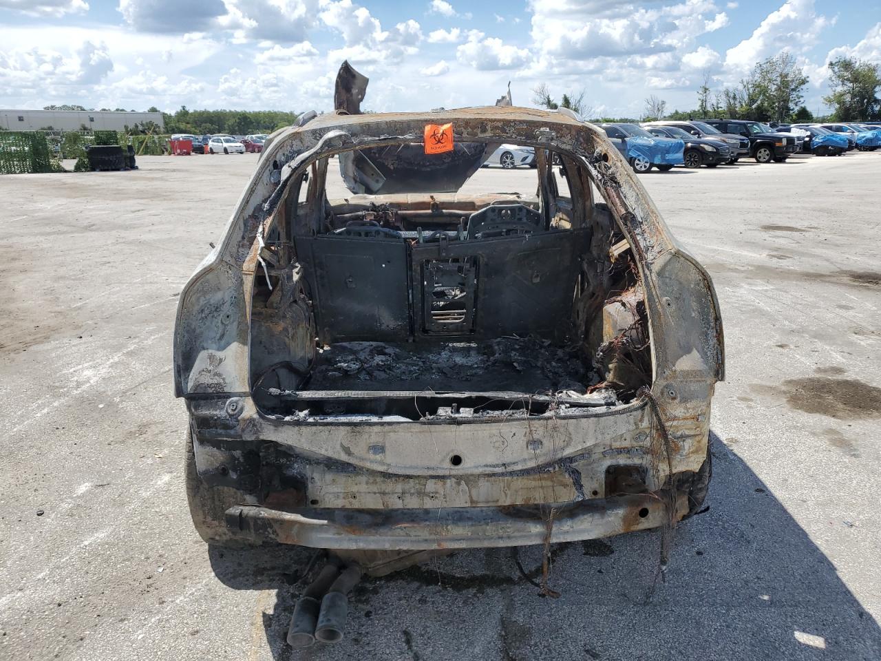 2016 Audi Q3 VIN WA1GFCFS4GR024437 Copart auction photo, burn damage thumbnail 6