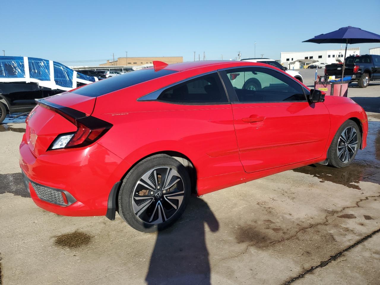 2017 Honda Civic VIN 2HGFC3B72HH357914 Copart auction photo, front end damage thumbnail 3