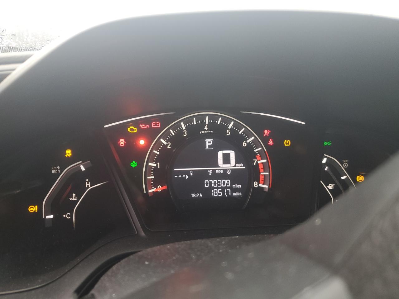 2016 Honda Civic VIN 19XFC2F50GE222488 Copart auction photo, front end / side damage thumbnail 9