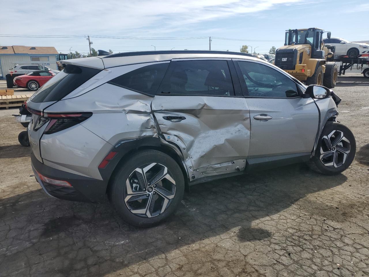 2024 Hyundai Tucson VIN KM8JECD1XRU165629 Copart auction photo, front end / side damage thumbnail 3