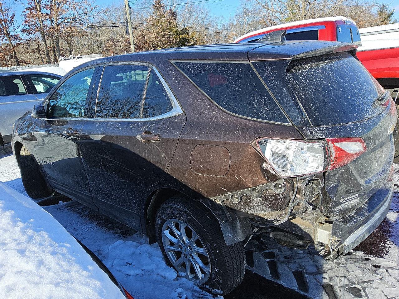 2020 Chevrolet Equinox VIN 2GNAXJEV8L6188585 Copart auction photo, rear end damage thumbnail 2