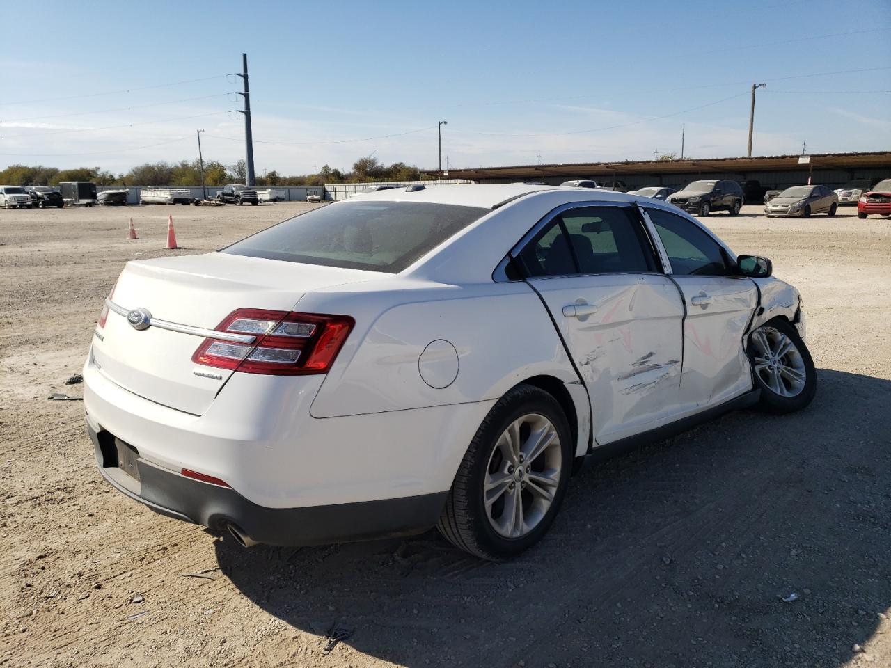 2016 Ford Taurus VIN 1FAHP2D86GG158120 Copart auction photo, front end / side damage thumbnail 3
