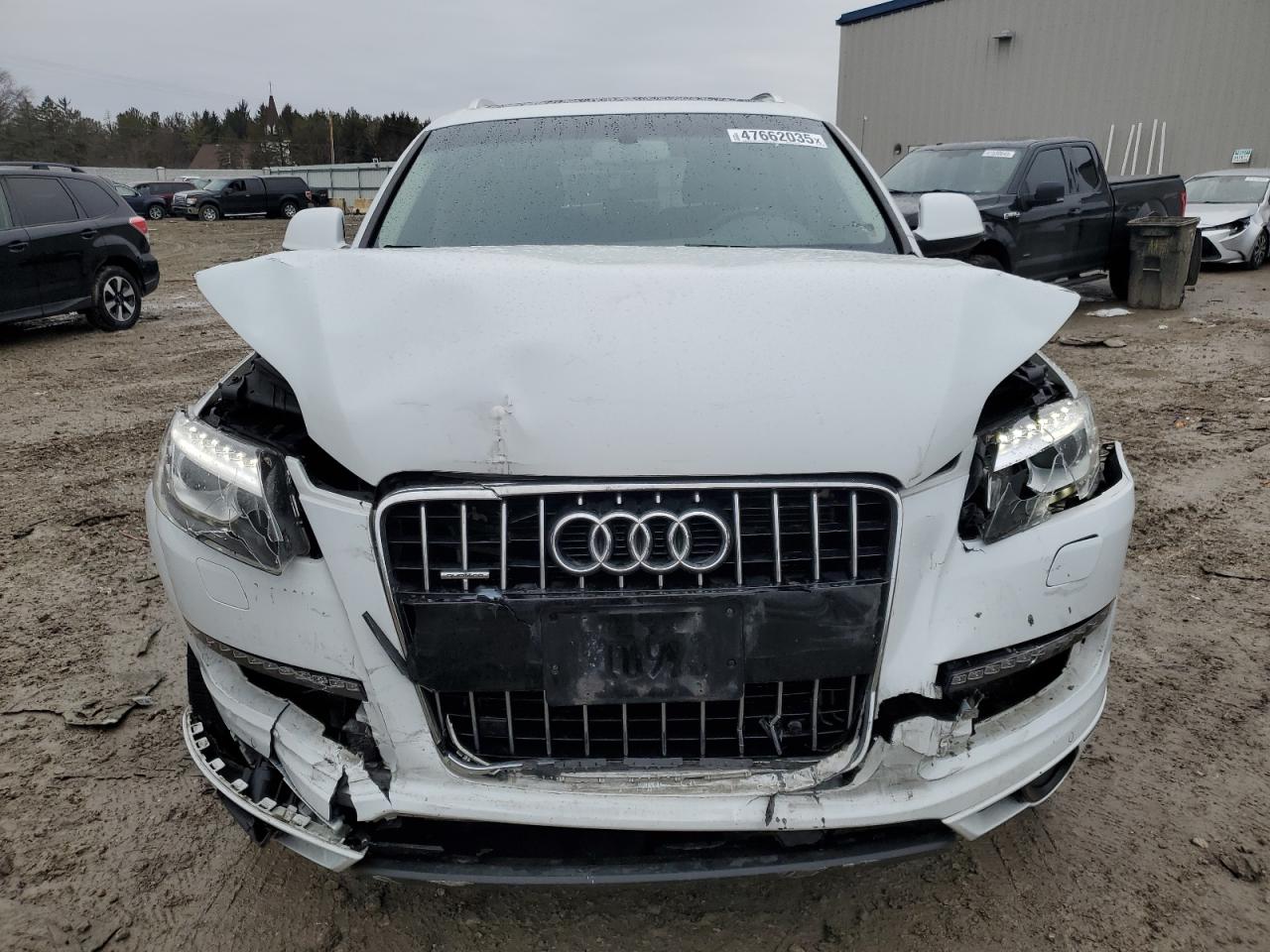 2015 Audi Q7 VIN WA1LGAFE7FD017343 Copart auction photo, front end damage thumbnail 5