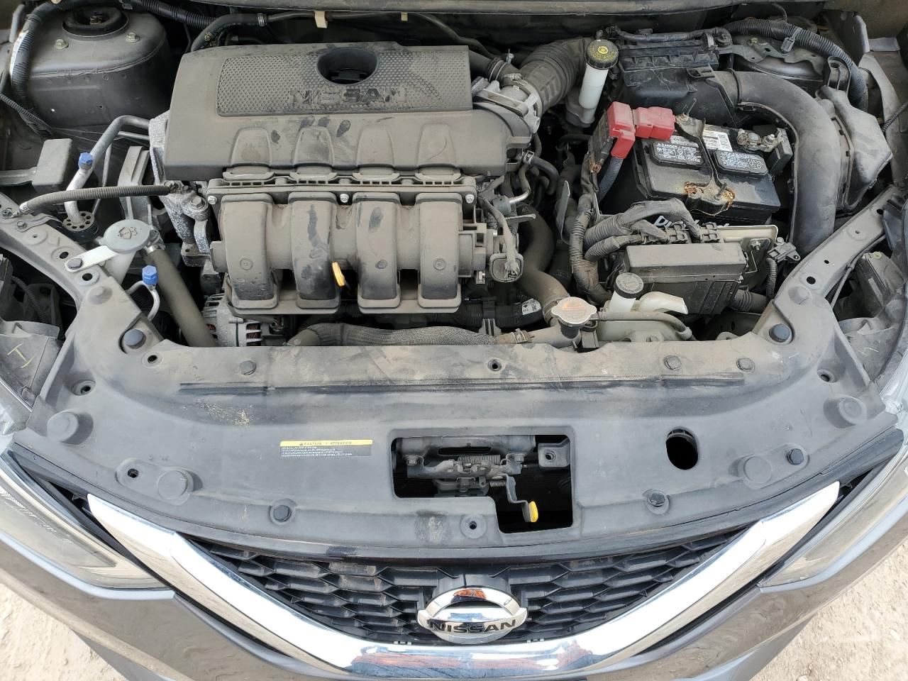 2019 Nissan Sentra VIN 3N1AB7APXKY380978 Copart auction photo, side / front end damage thumbnail 13