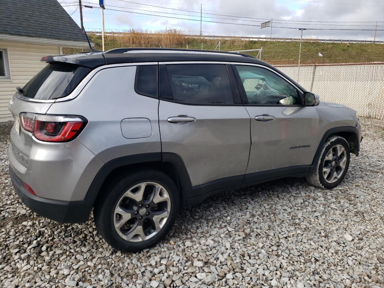 2020 Jeep Compass VIN 3C4NJCCBXLT165854 Copart auction photo, front end / side damage thumbnail 3