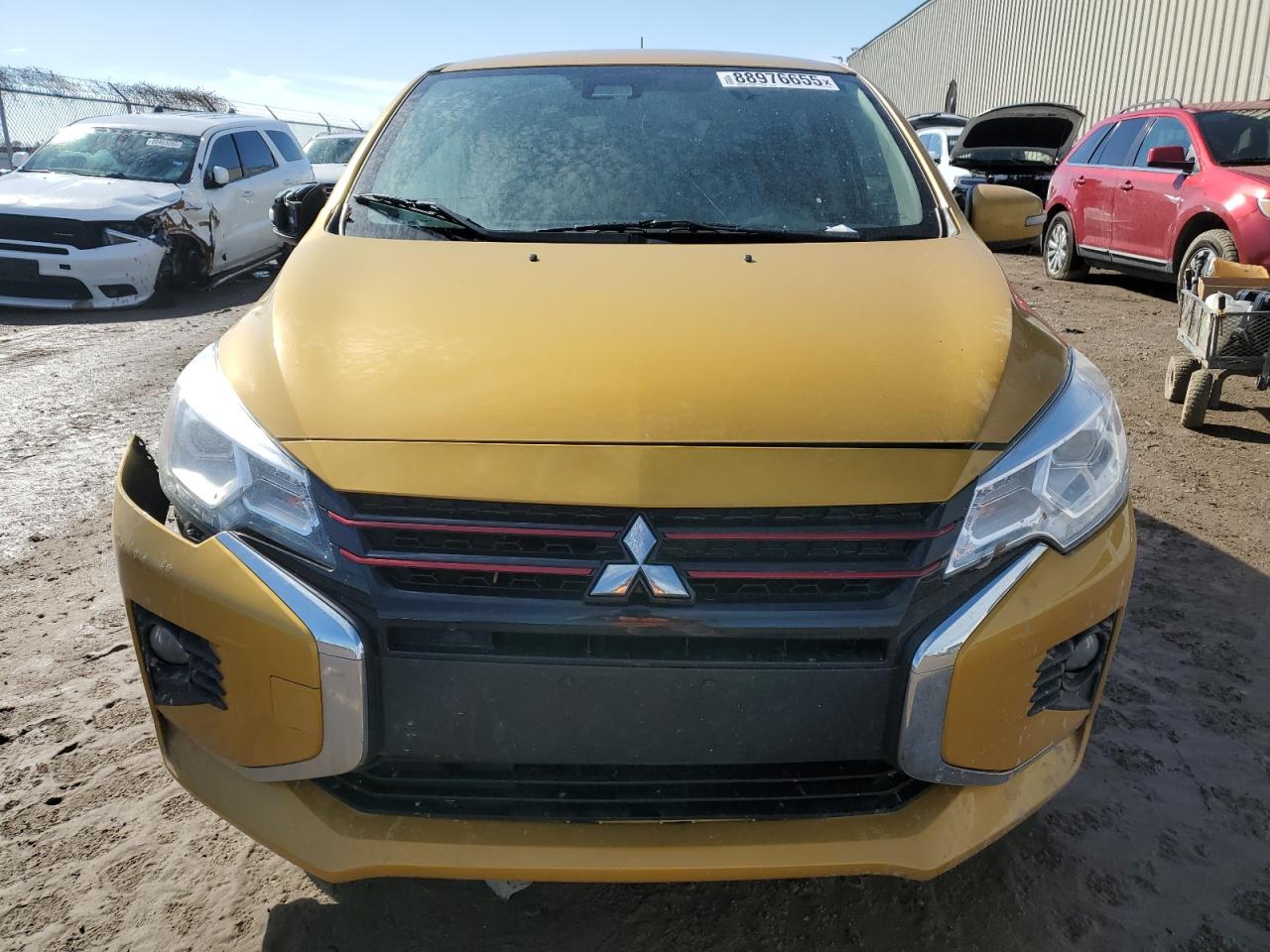 2021 Mitsubishi Mirage VIN ML32AWHJ9MH000420 Copart auction photo, side / rear end damage thumbnail 5