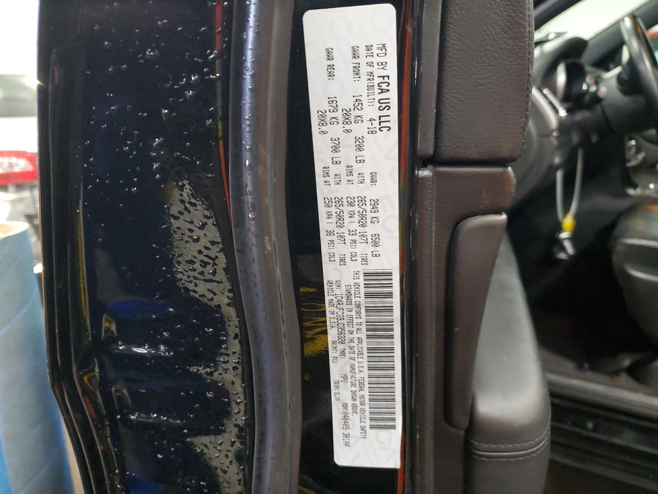 2018 Jeep Grand Cherokee VIN 1C4RJFCG9JC356320 Copart auction photo, front end damage thumbnail 13