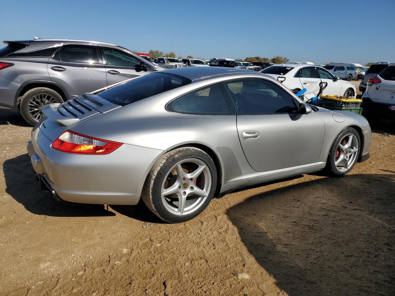 2006 Porsche 911 VIN WP0AA29986S716768 Copart auction photo, side damage thumbnail 3