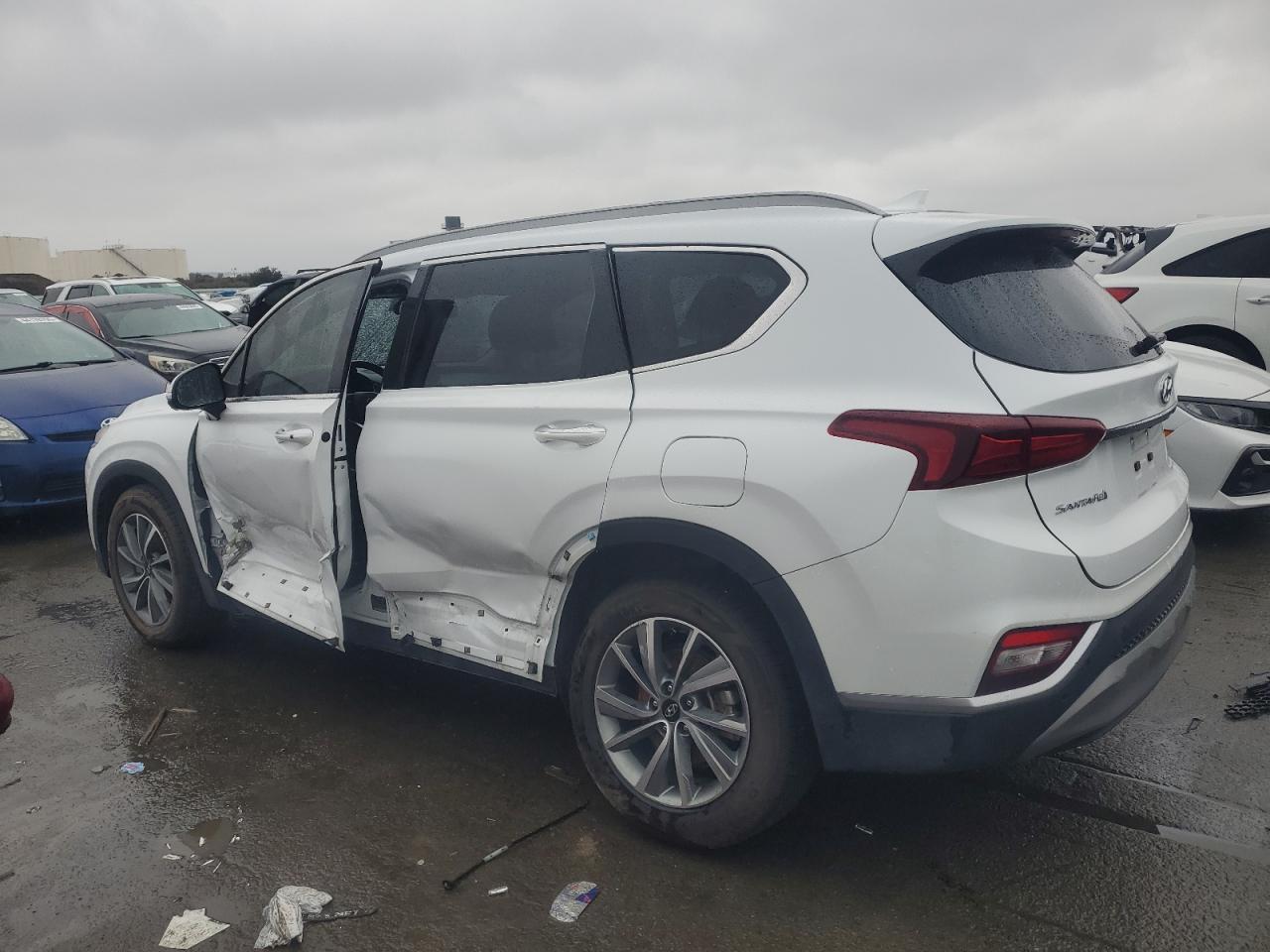 2019 Hyundai Santa Fe VIN 5NMS5CADXKH058309 Copart auction photo, side / undercarriage damage thumbnail 2