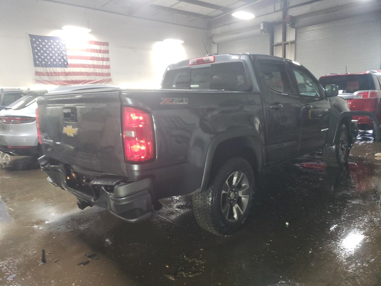 2016 Chevrolet Colorado VIN 1GCGTDE35G1176434 Copart auction photo, front end / rear end damage thumbnail 3