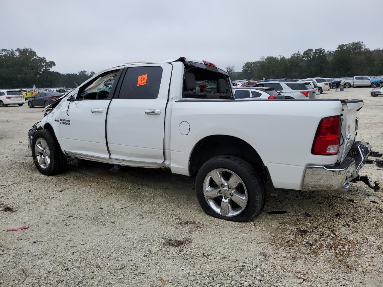 2018 RAM 1500 VIN 3C6RR7LT1JG178418 Copart auction photo, rollover damage thumbnail 2