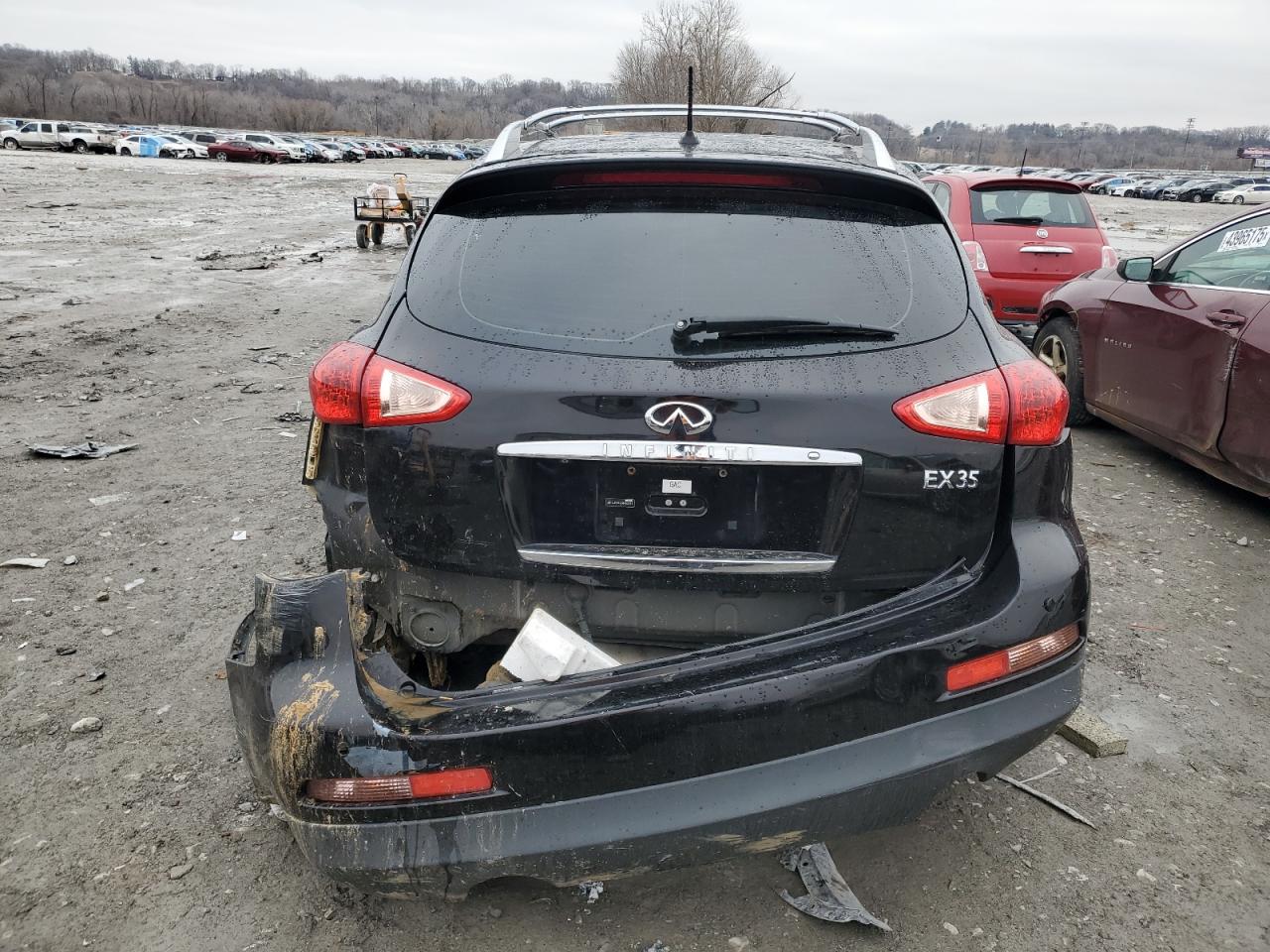 2012 Infiniti EX VIN JN1AJ0HR9CM453084 Copart auction photo, front end / rear end damage thumbnail 6