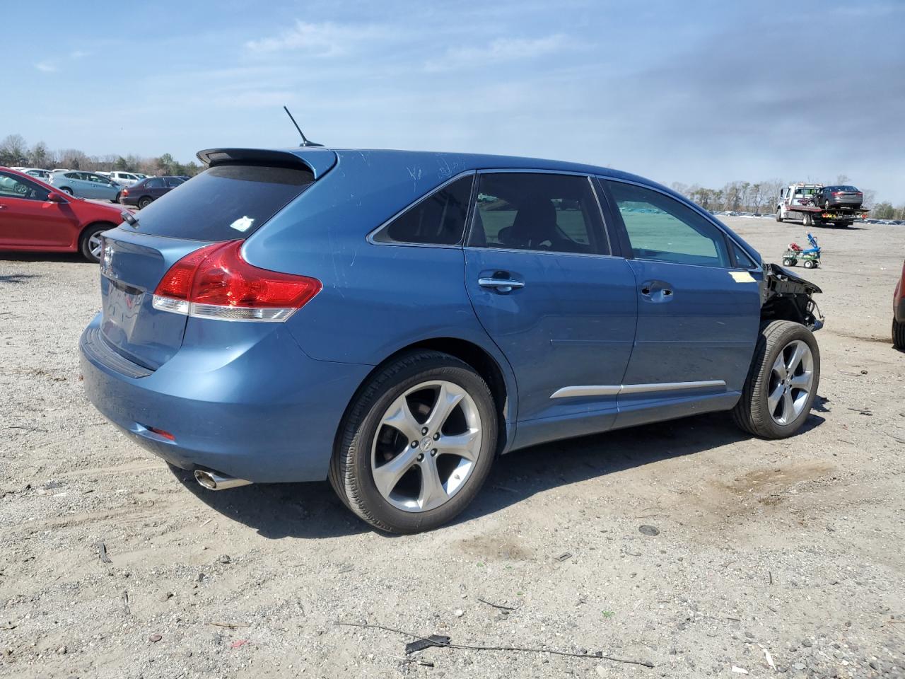 2011 Toyota Venza VIN 4T3ZK3BBXBU045155 Copart auction photo, front end / side damage thumbnail 3