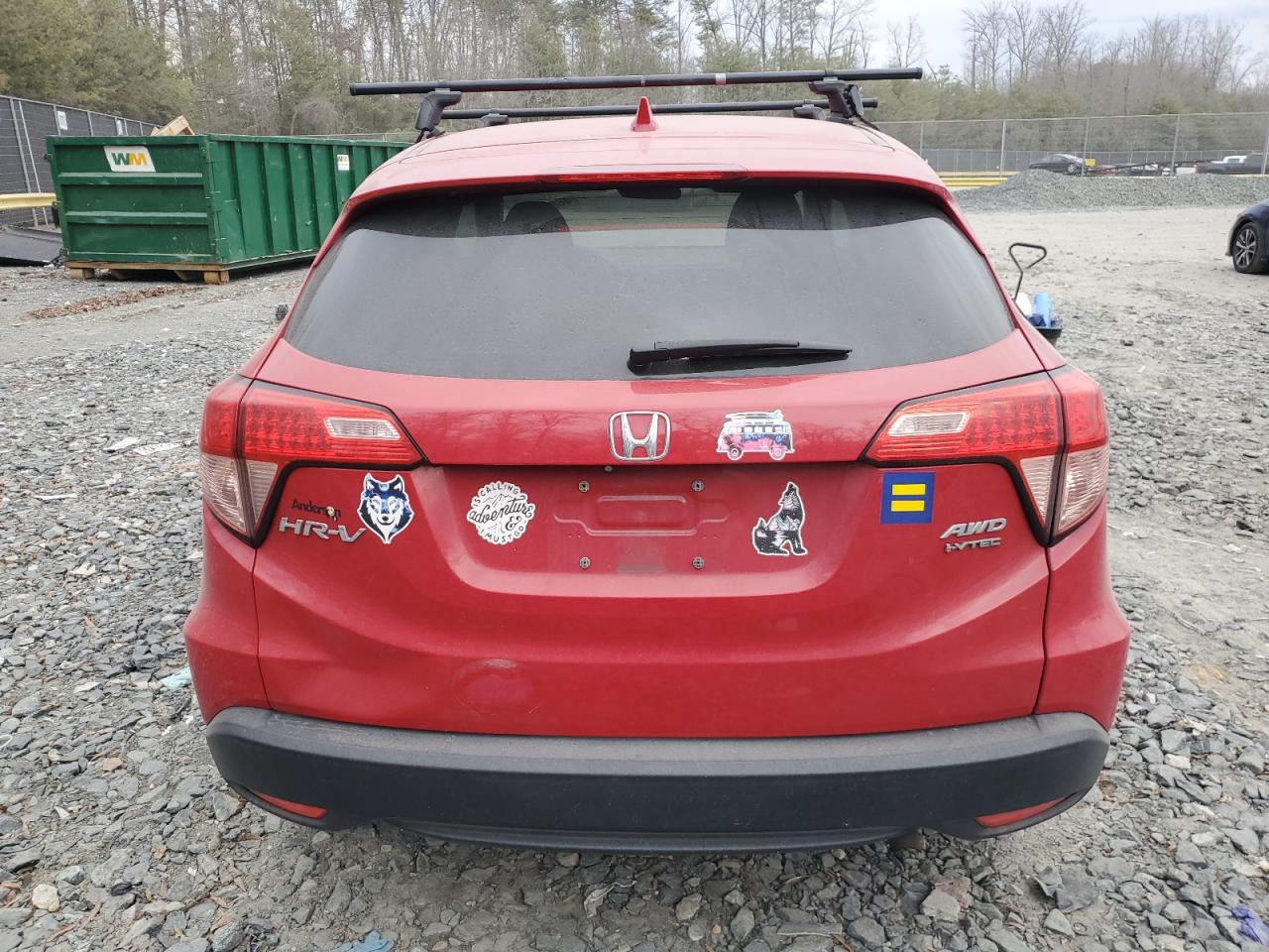 2017 Honda HR-V VIN 3CZRU6H58HM720762 Copart auction photo, minor dent/scratches damage thumbnail 6