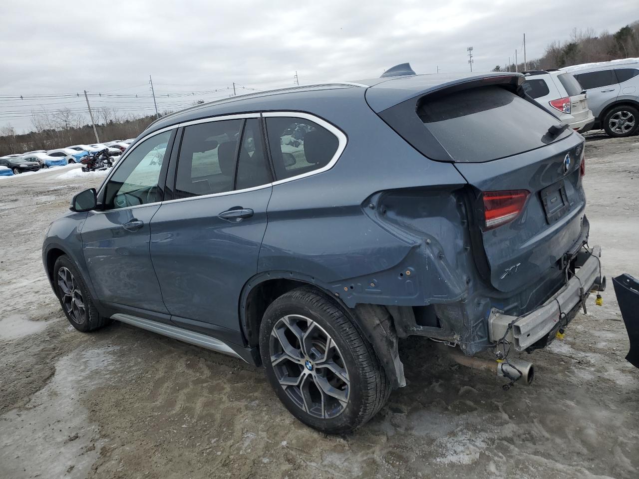 2020 BMW X1 VIN WBXJG9C03L5P29961 Copart auction photo, rear end damage thumbnail 2