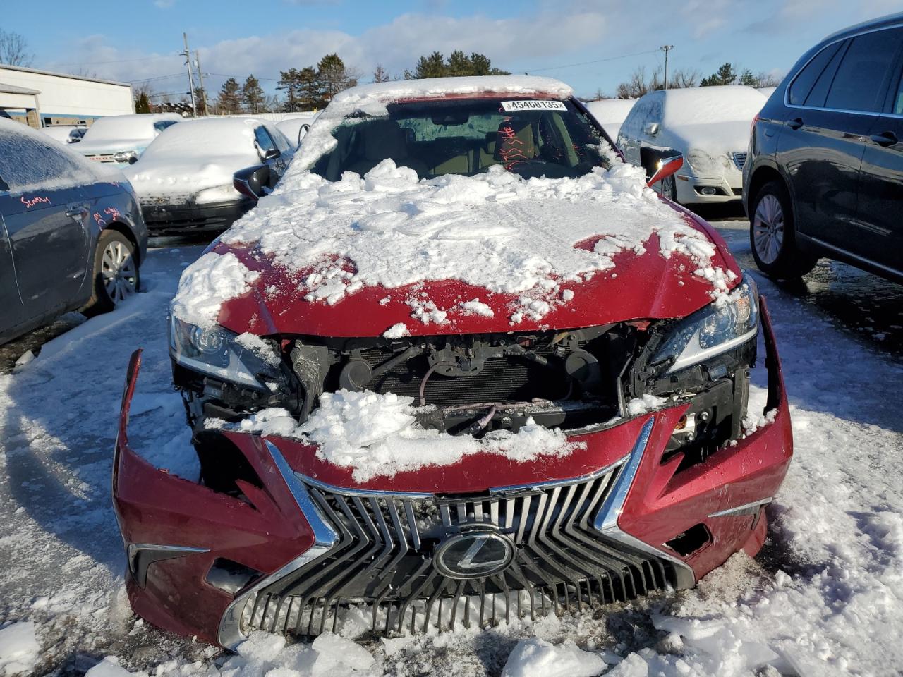 2019 Lexus ES VIN JTHBZ1B12K2004714 Copart auction photo, rear end / front end damage thumbnail 5