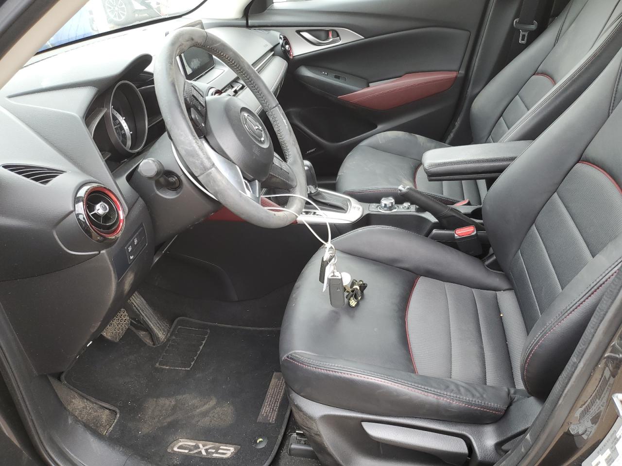 2016 Mazda CX-3 VIN JM1DKFC79G0138394 Copart auction photo, all over / front end damage thumbnail 7