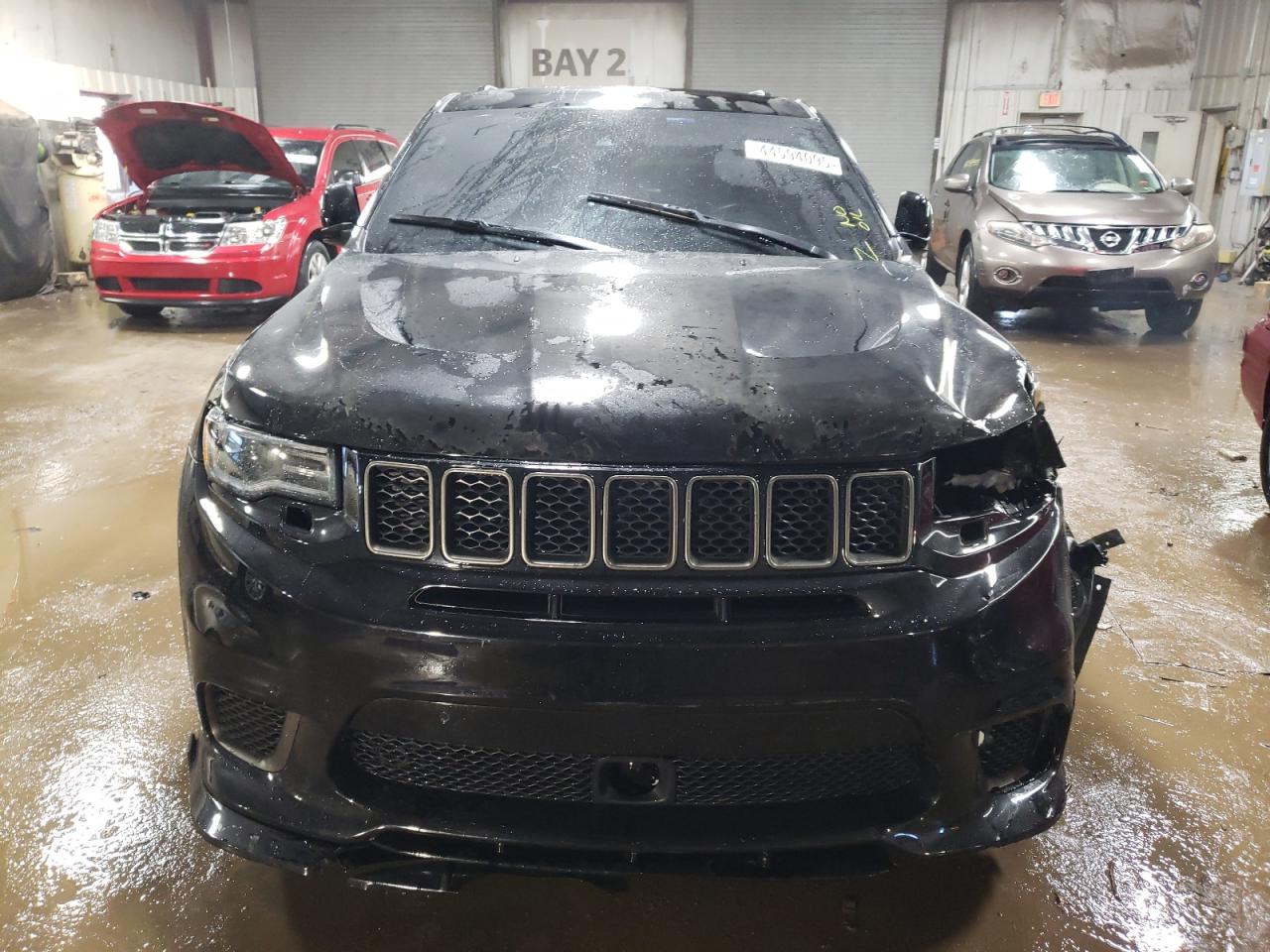 2018 Jeep Grand Cherokee VIN 1C4RJFN92JC223977 Copart auction photo, front end damage thumbnail 5