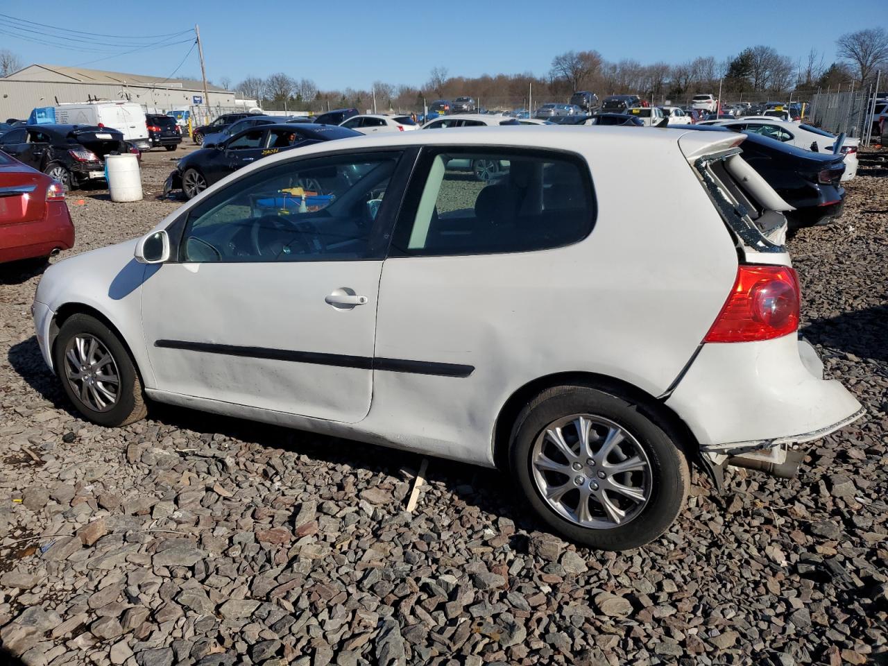 2009 Volkswagen Golf VIN WVWBB71K49W090243 Copart auction photo, rear end / top/roof damage thumbnail 2