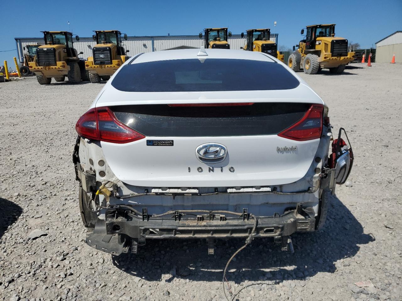 2017 Hyundai IONIQ VIN KMHC85LC3HU026388 Copart auction photo, rear end / minor dent/scratches damage thumbnail 6