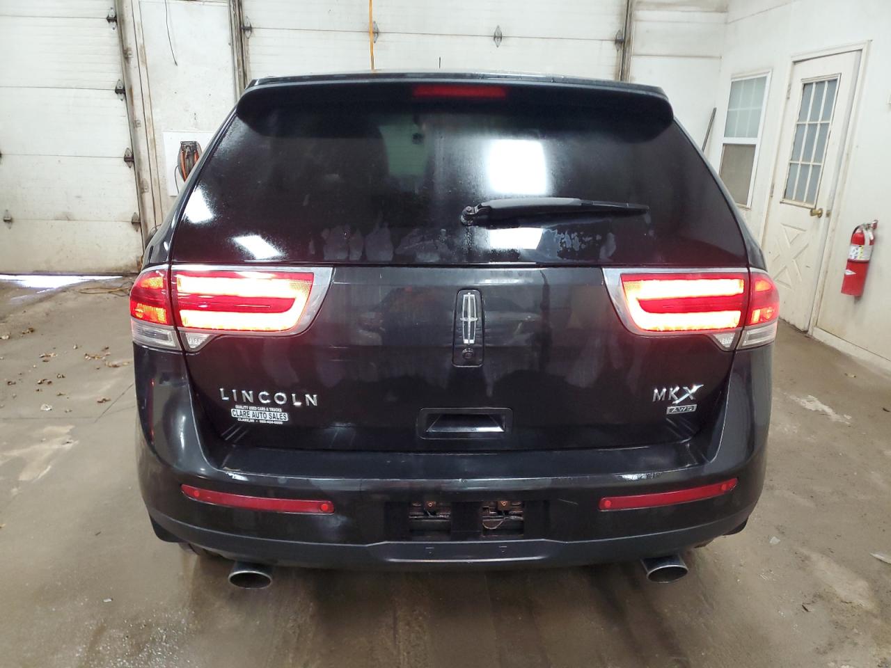 2013 Lincoln MKX VIN 2LMDJ8JK6DBL06203 Copart auction photo, front end / rear end damage thumbnail 6