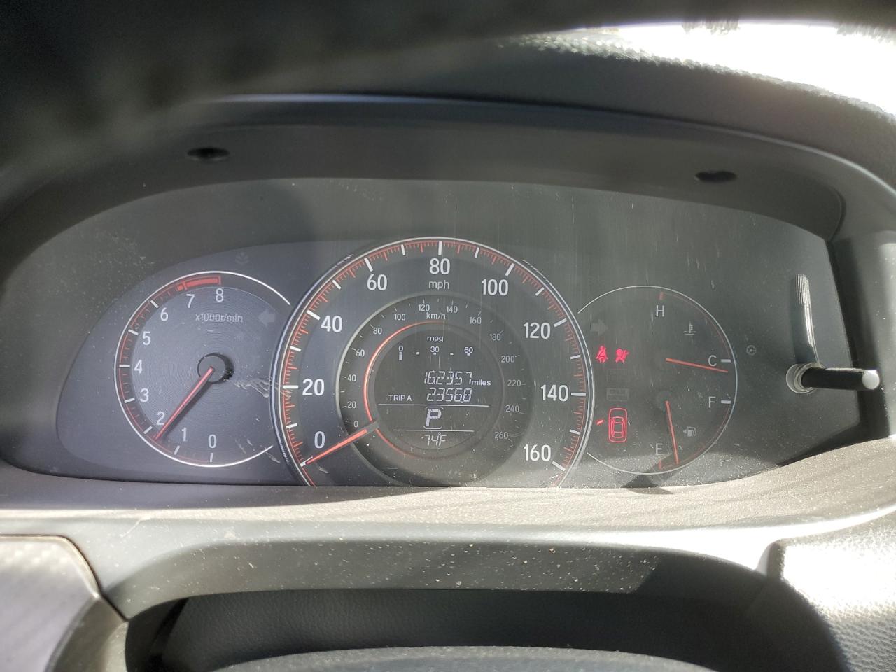 2017 Honda Accord VIN 1HGCR2F54HA054846 Copart auction photo, front end / side damage thumbnail 9