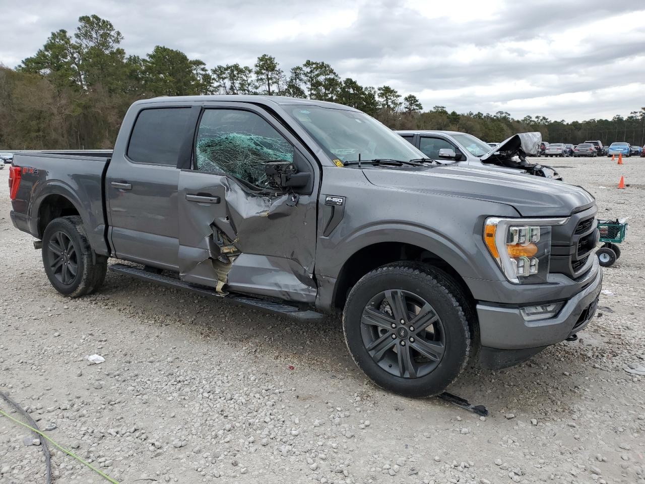 2023 Ford F-150 VIN 1FTFW1E57PKE37222 Copart auction photo, side / minor dent/scratches damage thumbnail 4