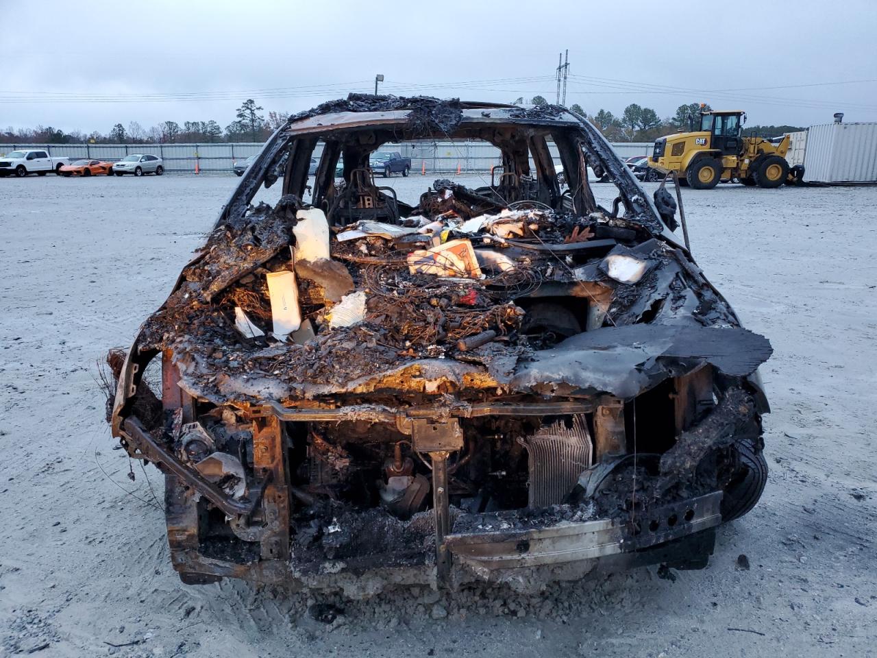 2018 Honda Odyssey VIN 5FNRL6H77JB016539 Copart auction photo, burn damage thumbnail 5