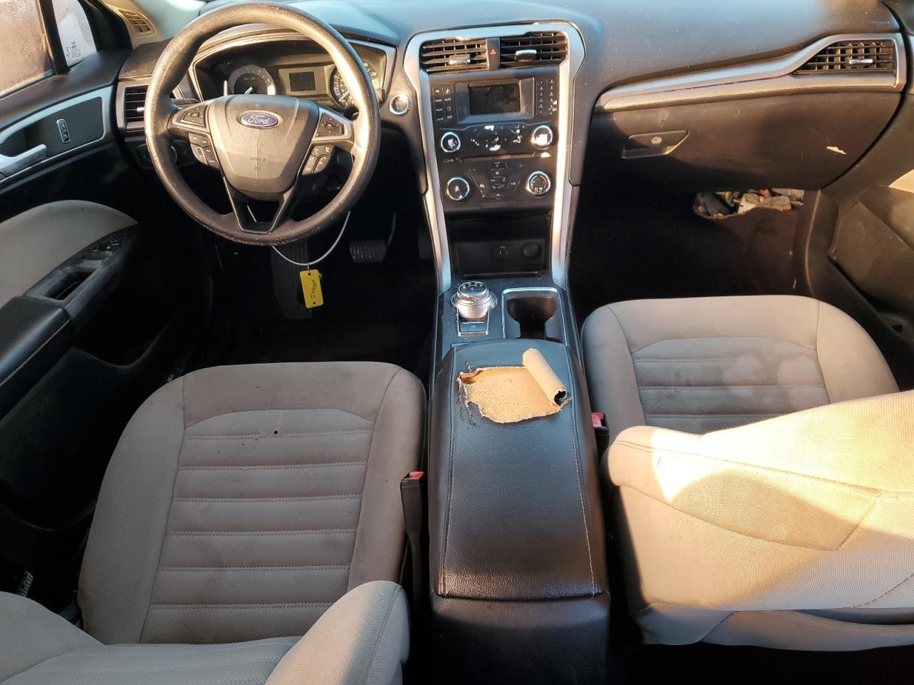 2017 Ford Fusion VIN 3FA6P0G76HR159793 Copart auction photo, rear end / side damage thumbnail 8