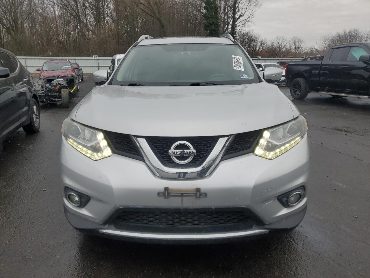 2015 Nissan Rogue VIN 5N1AT2MV7FC786461 Copart auction photo, rear end / side damage thumbnail 5