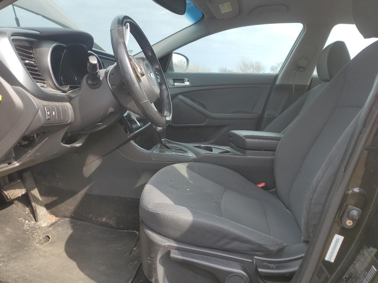 2014 KIA Optima VIN KNAGM4AD3E5066447 Copart auction photo, rear end / front end damage thumbnail 7