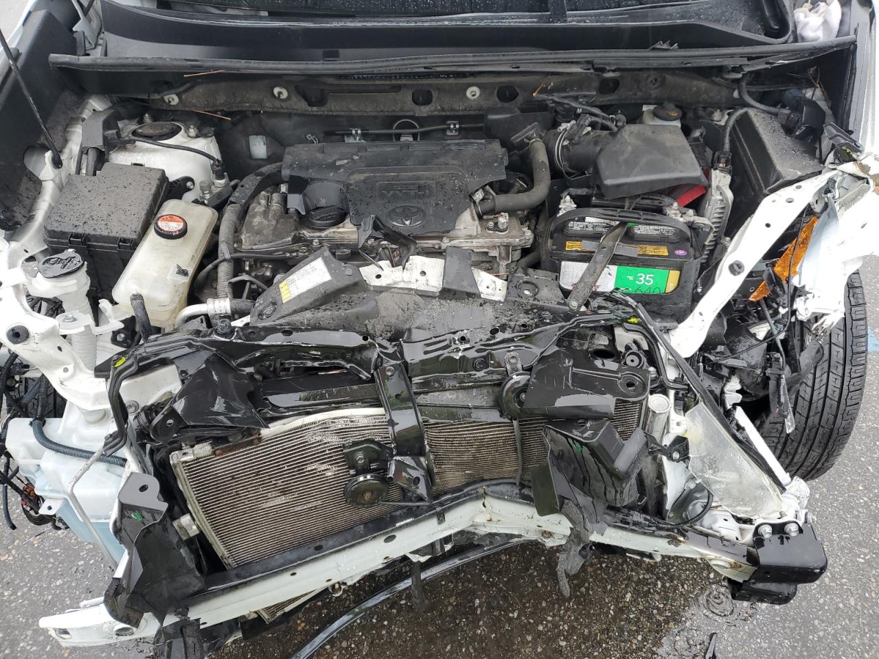 2016 Toyota RAV 4 VIN JTMZFREV1GJ081772 Copart auction photo, side / front end damage thumbnail 13