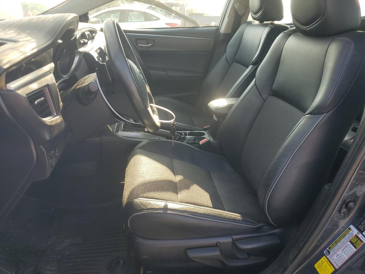 2016 Toyota Corolla VIN 2T1BURHEXGC556351 Copart auction photo, front end / top/roof damage thumbnail 7