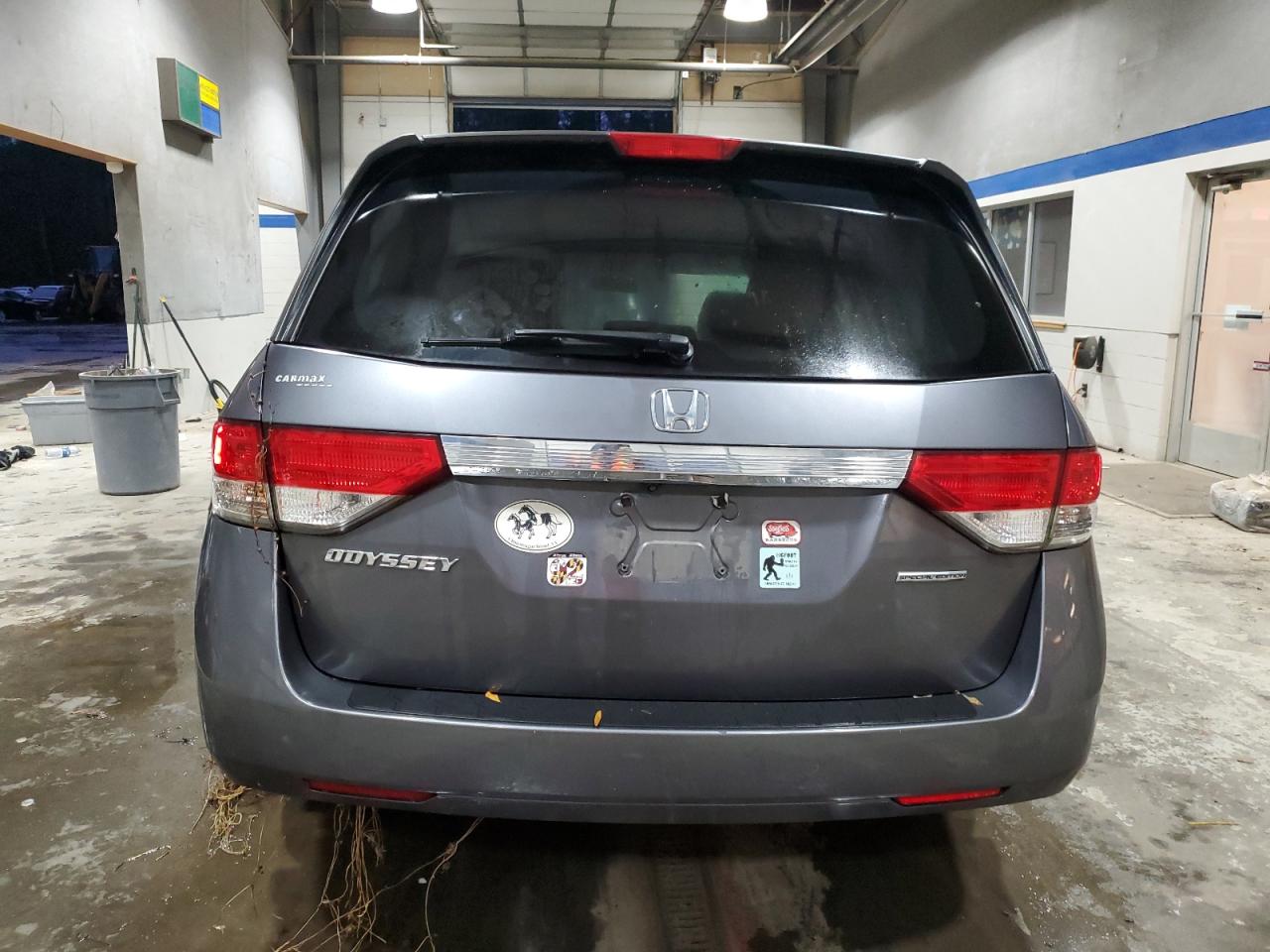 2016 Honda Odyssey VIN 5FNRL5H34GB087570 Copart auction photo, all over damage thumbnail 6