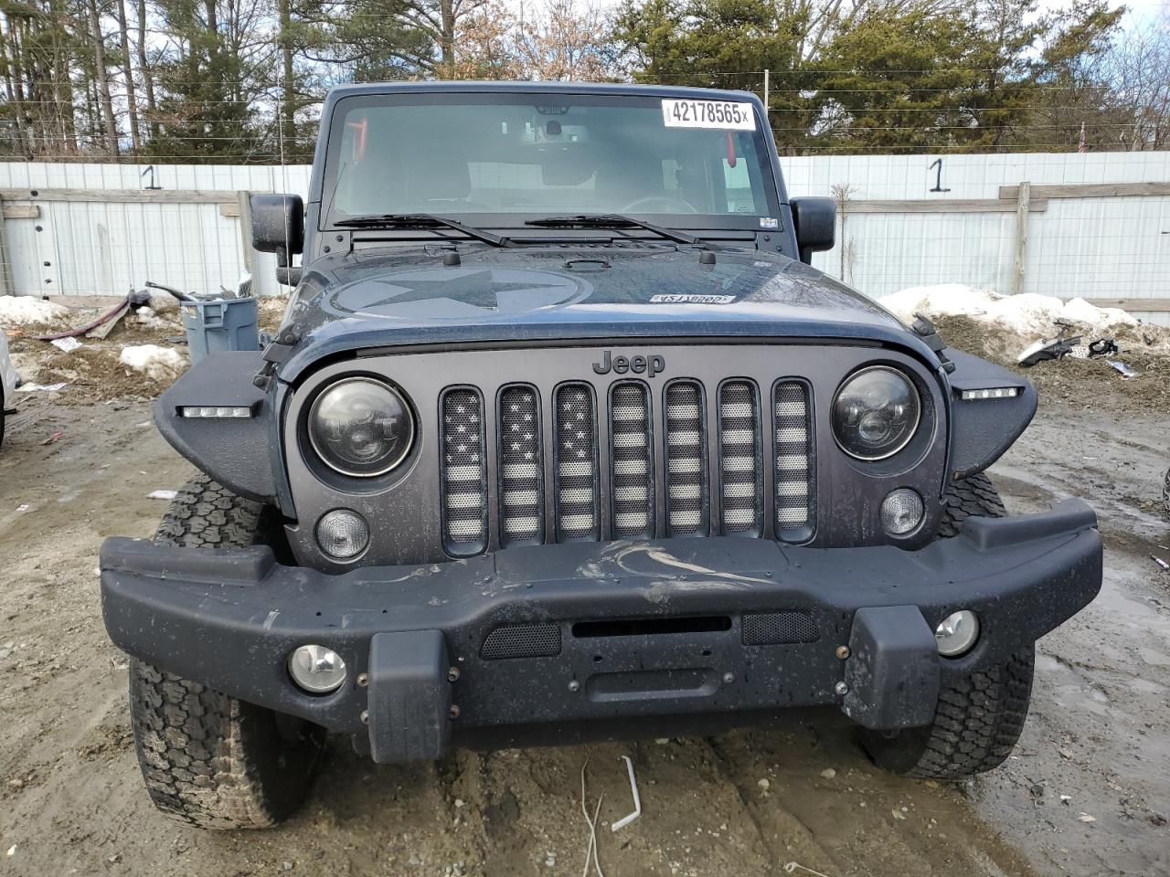 2018 Jeep Wrangler VIN 1C4AJWAG9JL924713 Copart auction photo, side damage thumbnail 5