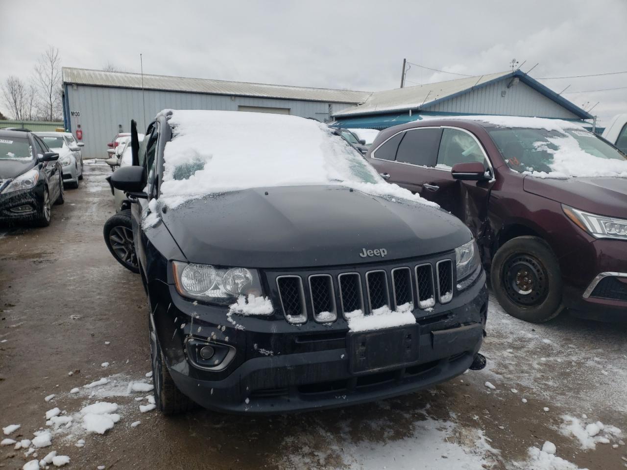 2016 Jeep Compass VIN 1C4NJCBA0GD700906 Copart auction photo, front end / side damage thumbnail 5