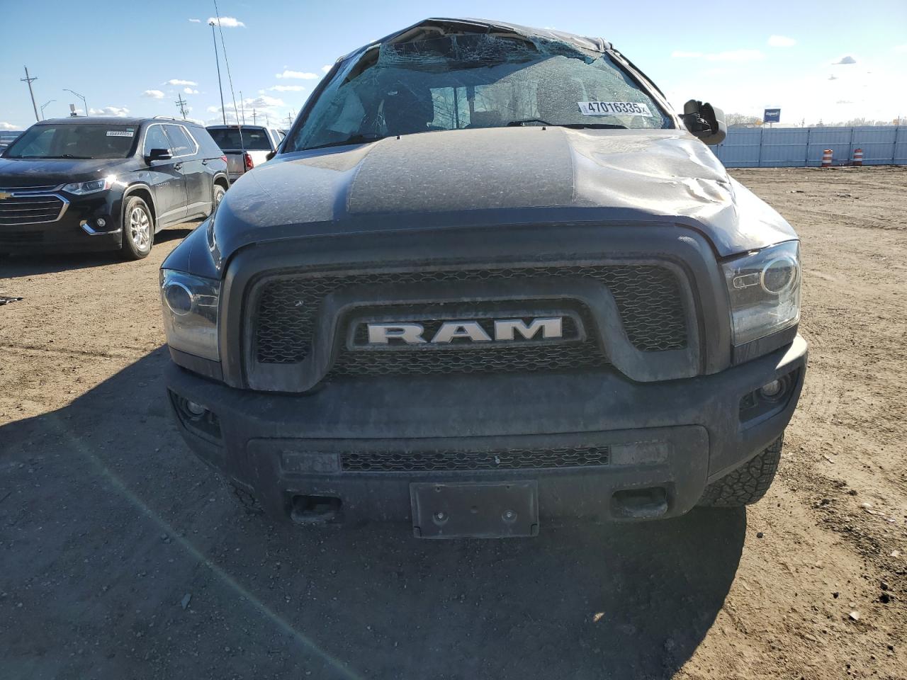 2019 RAM 1500 VIN 1C6RR7GG3KS717452 Copart auction photo, rollover damage thumbnail 5