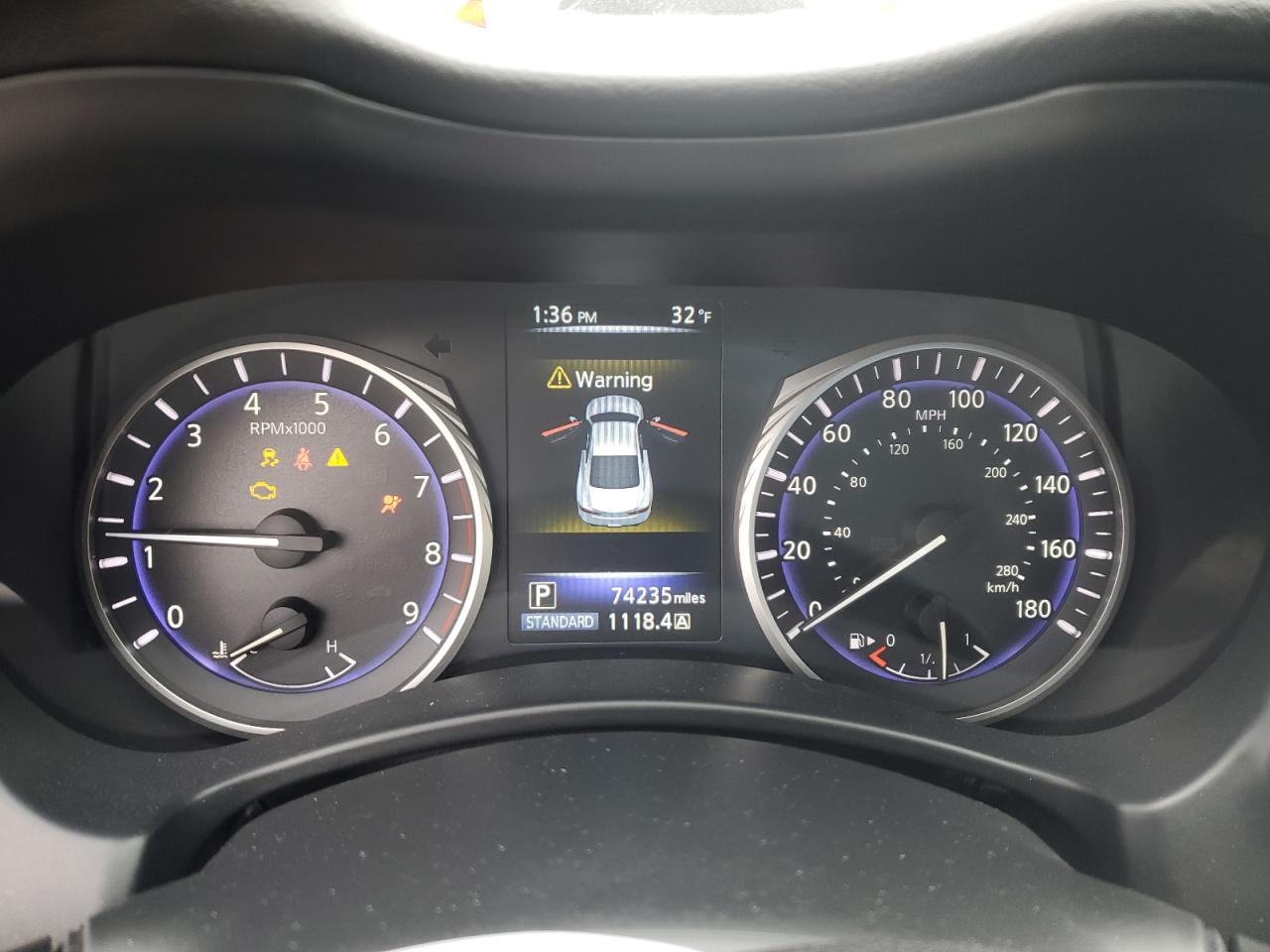 2017 Infiniti Q60 VIN JN1EV7EL3HM551193 Copart auction photo, front end damage thumbnail 9