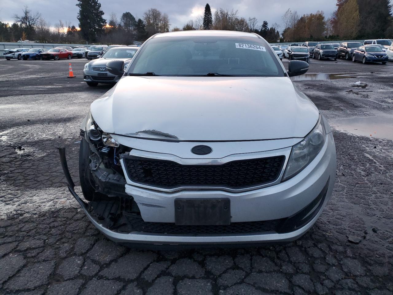 2012 KIA Optima VIN KNAGM4A73C5292561 Copart auction photo, front end damage thumbnail 5